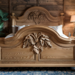 Wood King Bed Frame