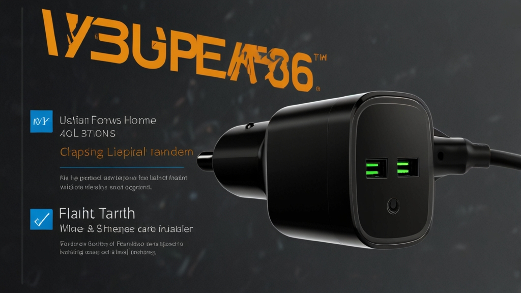 Mach 3 78W Super Fast Triple Car Charger Wholesale