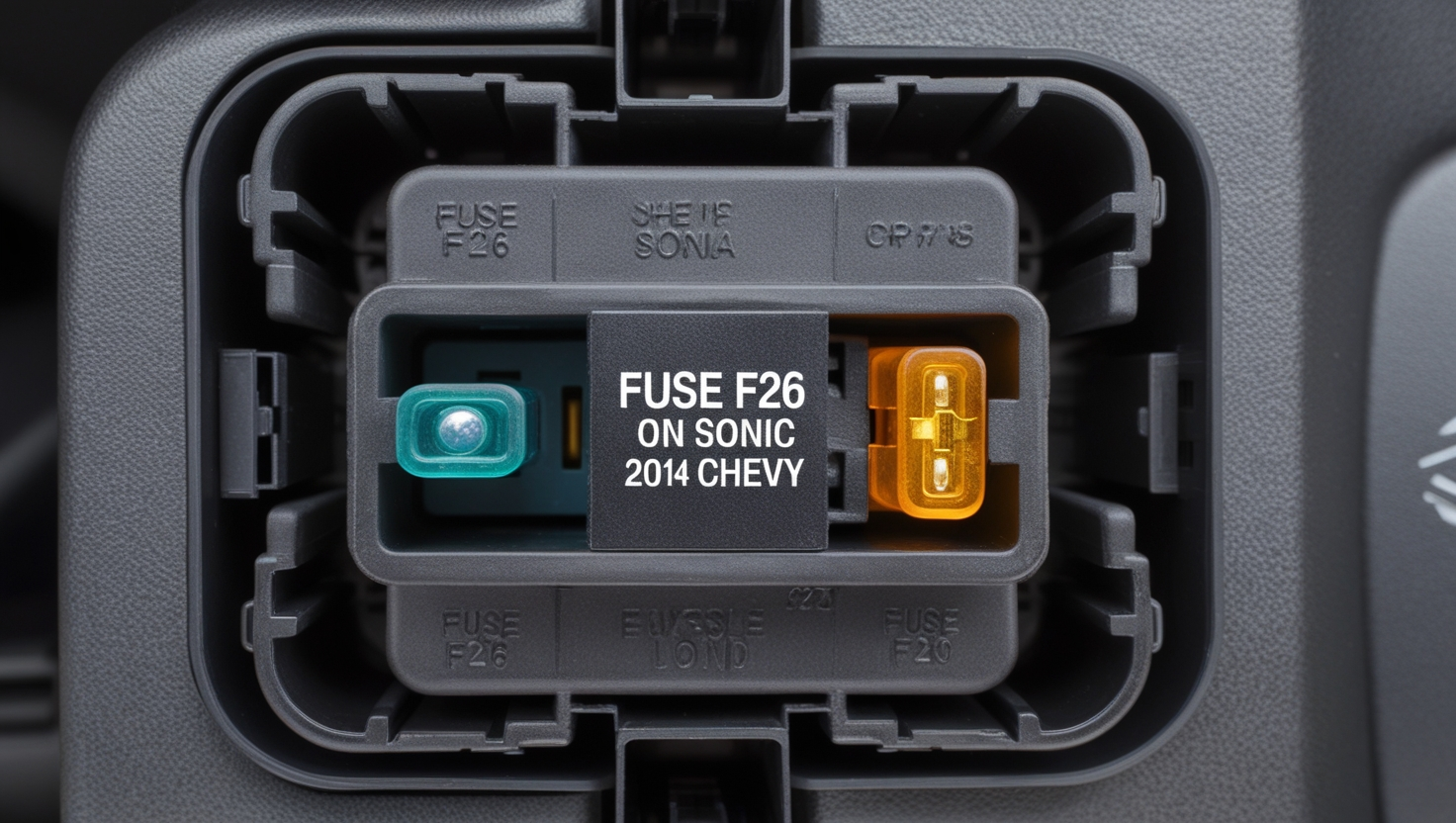 Fuse F26 on Sonic 2014 Chevy