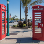 1939s Outdoor Phone Booth in US