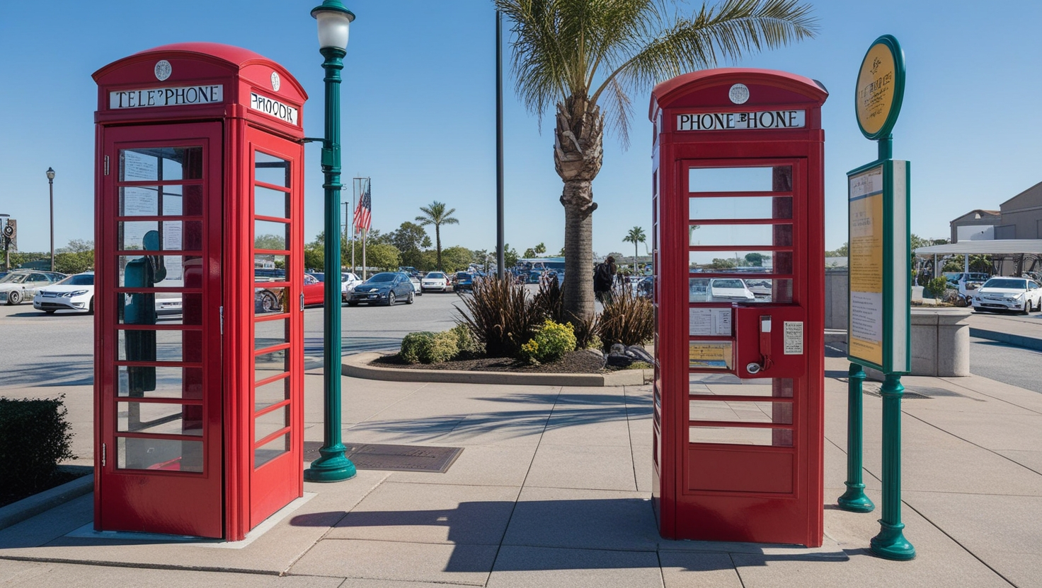 1939s Outdoor Phone Booth in US