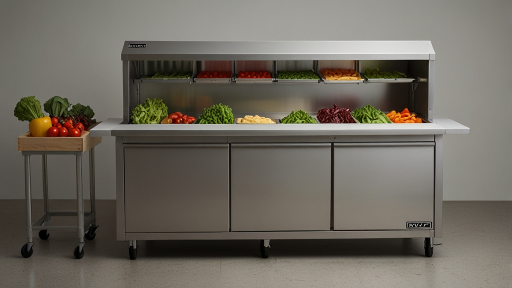 True 27 Inch Salad Prep Table Revit Family