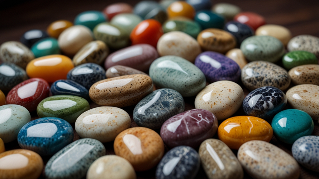 Complete Assortment of Healing Stones Used by Death Doula